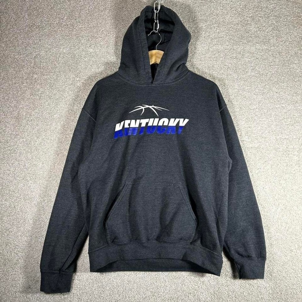 Men's university of Kentucky wildcats basketball grey hoodie Size M
